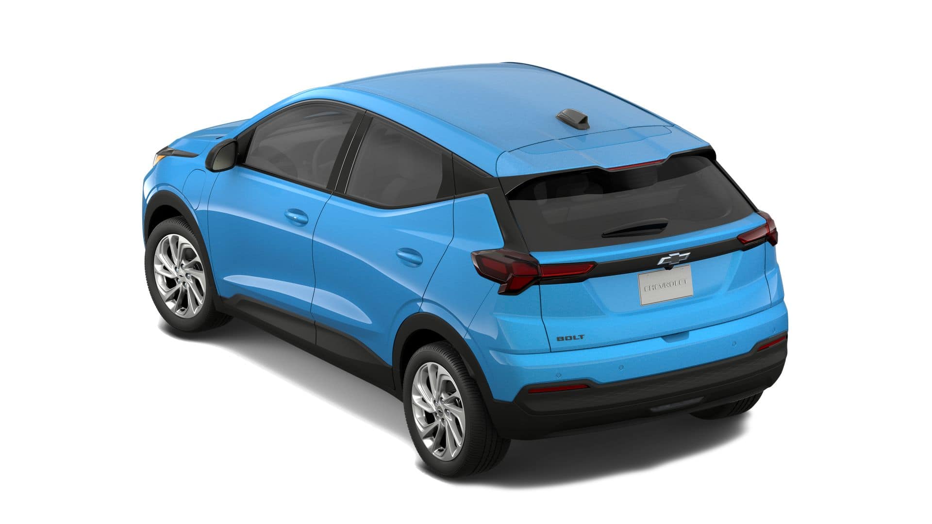 2027 Chevrolet Bolt — rear three-quarter view