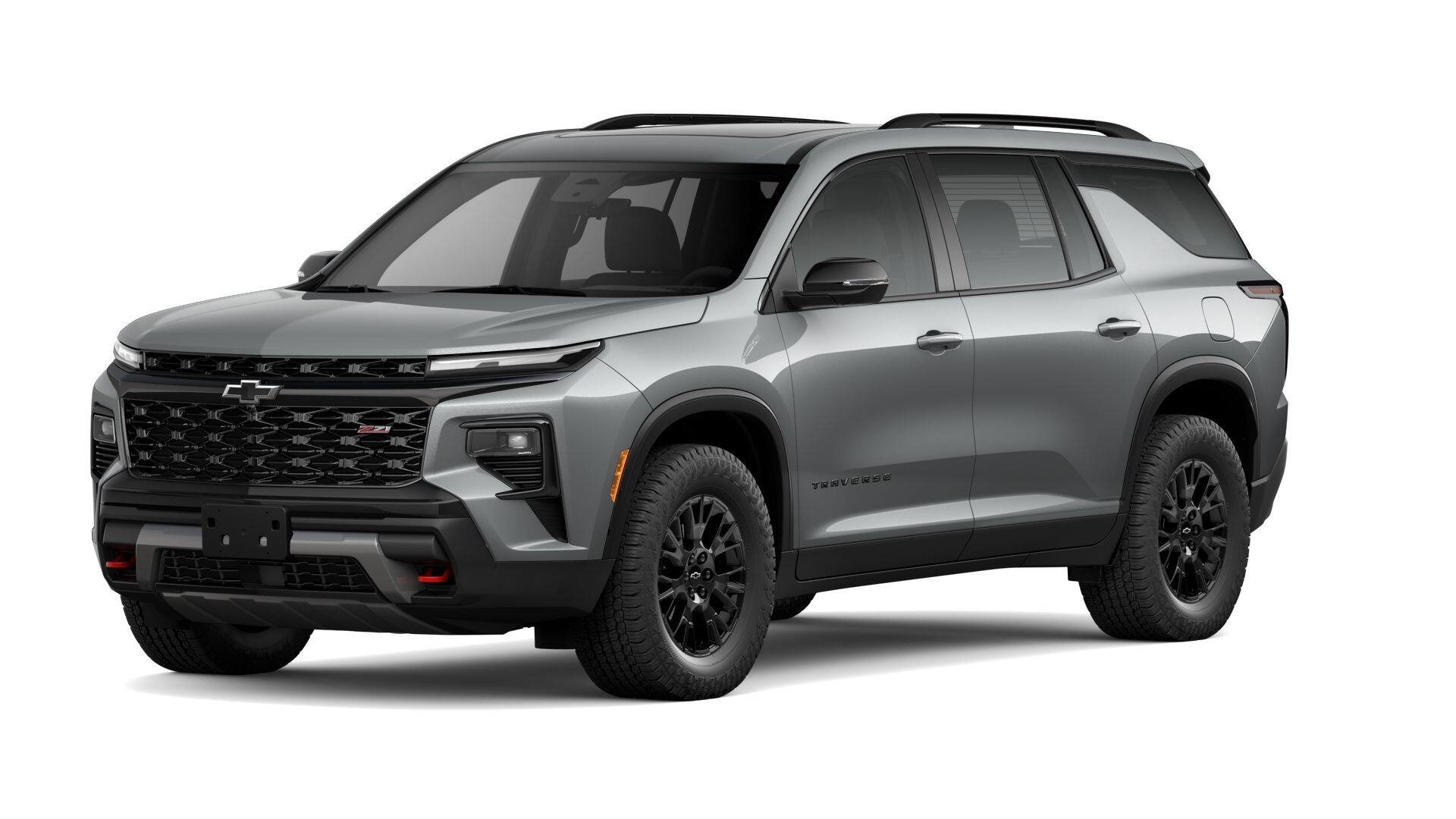 2026 Chevrolet Traverse Z71 in Sterling Gray Metallic — front three-quarter view