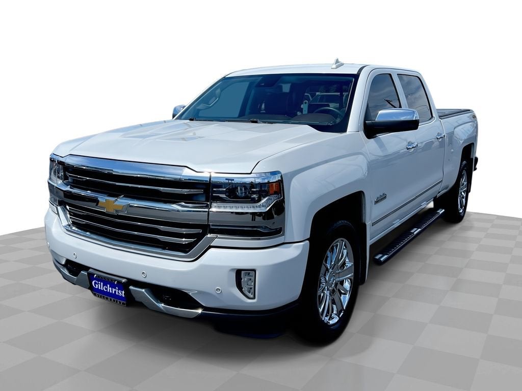 2016 Chevrolet Silverado 1500 High Country in Iridescent Pearl Tricoat — front three-quarter view
