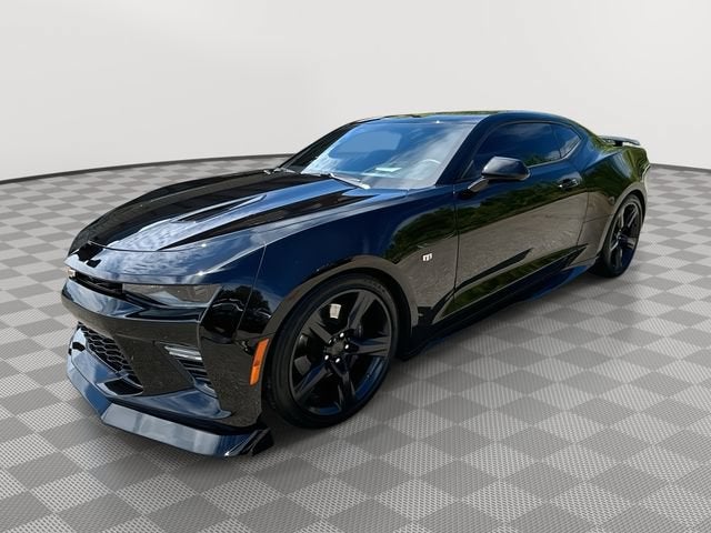 2017 Chevrolet Camaro 2SS in Black — front three-quarter view