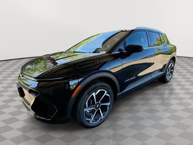 2026 Chevrolet Equinox EV LT in Black — front three-quarter view