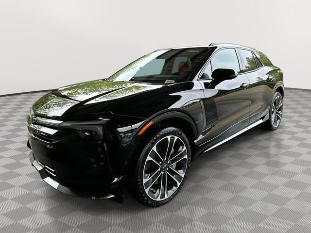 2026 Chevrolet Blazer EV SS in Black — front three-quarter view